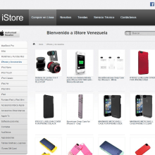 iStore | eCommerce | Venezuela. Design, UX / UI, Graphic Design, Information Architecture, Information Design, Interactive Design, Web Design, and Web Development project by Olberg Sanz Isaza - 05.19.2015