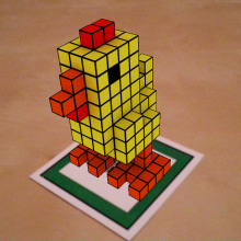 Voxel Chicken. Un proyecto de 3D y Diseño de juegos de dbr3d - 17.05.2015