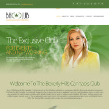 Beverly Hills Cannabis Club. UX / UI, Design gráfico, e Web Design projeto de Brian Colquhoun - 15.05.2015