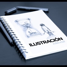 Ilustración Editorial. Ilustração tradicional projeto de Emilio Lopez - 24.05.2015