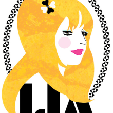 Retrato Lia. Un proyecto de Ilustración tradicional y Diseño gráfico de Marta María - 24.05.2015