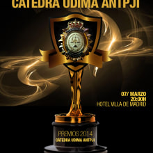 Cartelera Premios Tecnológicos Cátedra UDIMA ANTPJI. Publicidade, Br, ing e Identidade, e Design gráfico projeto de Pablo Campos - 26.02.2014