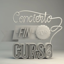 CONCIERTO FIN DE CURSO 2014 COSCYL. Advertising, 3D, T, and pograph project by Carlos Vidriales Sánchez - 05.26.2015