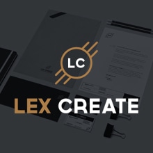 Lex Create. Un progetto di Direzione artistica, Br, ing, Br, identit, Graphic design e Web design di Eduardo Dosuá - 29.05.2015