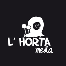 Logotipo Productora Audiovisual "L'Horta Media". Un proyecto de Cine, vídeo, televisión y Diseño gráfico de Paloma Olmos - 09.11.2013