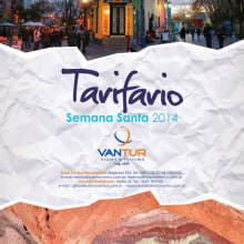 Tarifario Semana Santa 2014. Graphic Design project by santiago kussrow - 05.28.2015
