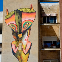 MURAL> LiCANTROPÏA en Blanca/Murcia/Spain. Arquitetura, e Pintura projeto de Katarzyna Rogowicz - 11.04.2014