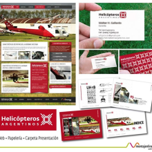Helicópteros Argentinos. Een project van Grafisch ontwerp y Webdesign van Natalia Delgado Deus - 10.08.2012
