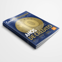 Revista Credit Performance. Design editorial, e Design gráfico projeto de Leandro Hoffmann - 29.05.2015