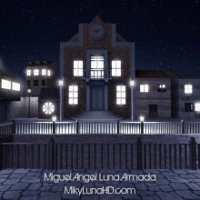 Old Town Environment. 3D, and Architecture project by Miguel Angel Luna Armada - 03.17.2015