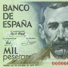 Billetes del Banco de España. Design projeto de Cruz Novillo & Pepe Cruz - 31.05.2015