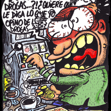 Viñeta "Arsenio Farfullo". Comic project by Miguel Angel Arqués Orobón - 06.01.2015