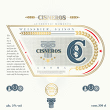 Beer project. Cisneros. Design gráfico, e Design de produtos projeto de javier sanchez - 05.12.2014