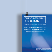 Curso despertar a la unidad. Graphic Design project by Andrea De Armas Nuñez - 11.20.2014