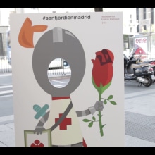 Sant Jordi 2015. Librería Blanquerna. . Vídeo projeto de Raquel Sayago - 03.06.2015