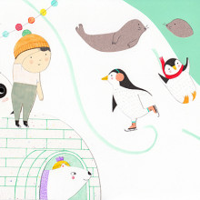 Ilustración Infantil. Ilustração tradicional, e Colagem projeto de "lanómada" - 03.06.2015