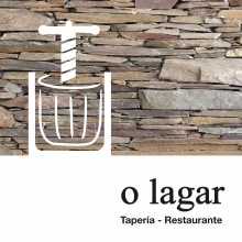 O Lagar. Tapería-Restaurante. Design, Br, ing, Identit, and Graphic Design project by Beatriz López García - 06.03.2015