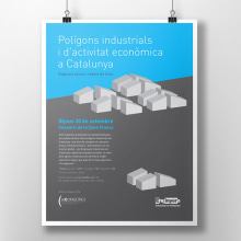 Polígons Industrials - Poster design. Graphic Design project by scarlett gómez - 06.04.2015