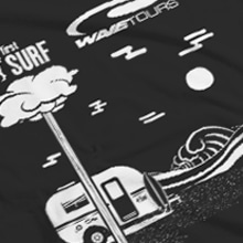 FIST SURF · Camisetas Ein Projekt aus dem Bereich Traditionelle Illustration, Mode und Grafikdesign von Mi Werta Estudio Creativo - 04.06.2015