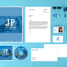 Branding completo: Javier Picón. Art Direction, Br, ing, Identit, Graphic Design, and Web Design project by Carlos Elosua - 06.05.2015