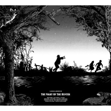 The Night Of The Hunter. Un proyecto de Ilustración tradicional, Serigrafía y Cine de Roger Crespo Garriga - 08.06.2015