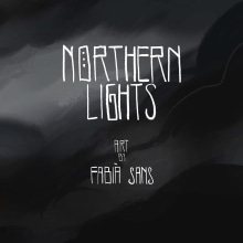 Northern Lights - fragmento (completo en www.fabiasansart.com). Ilustração tradicional, e Animação projeto de Fabià Sans Roset - 17.05.2015