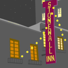 Stonewall Inn. Traditional illustration, and Graphic Design project by The power of citizenship - 06.09.2015
