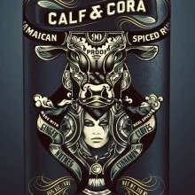Calf & Cora. Un proyecto de Ilustración tradicional, Diseño de juegos y Packaging de Sophia Sweeney - 15.06.2015