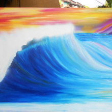 Waves Oil Paint. Fine Arts project by Natalie NVM - 03.07.2012