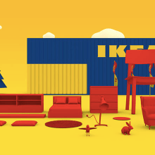 Ikea - TV Commercial. 3D, and Animation project by Edgar Ferrer - 02.28.2013