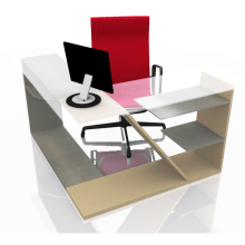 Desk2. 3D projeto de Jeannette Gonzalez - 17.06.2011