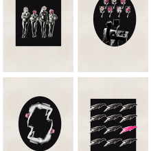Provocación -  Serie Collage sobre Helmut Newton . Un proyecto de Diseño, Ilustración tradicional, Diseño editorial, Bellas Artes y Collage de Paula Cubilles Portalés - 17.06.2015