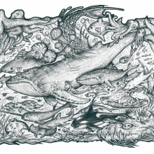 Dorsal Oceanica. Un proyecto de Ilustración tradicional de Jose_Moratalla - 25.06.2015