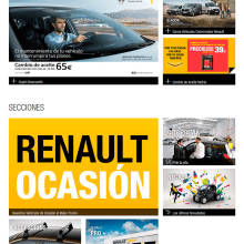 Actualización Web Herrero y López S.A. - Renault Murcia. Web Design, e Desenvolvimento Web projeto de Pepe Belmonte - 31.12.2014