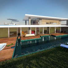 BEACH HOUSE . Design, 3D & Interior Architecture project by Carmen San Gabino - 06.27.2015