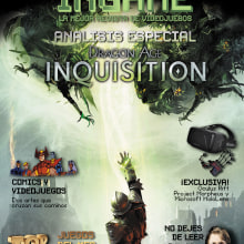 Videogames Magazine - Revista de videojuegos "INGAME". Un proyecto de Diseño editorial y Diseño gráfico de Nicolas Colo Sanchez - 28.06.2015