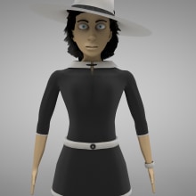 3D CHARACTER. Design, 3D, e Design de personagens projeto de Rebeca G. A - 28.06.2015