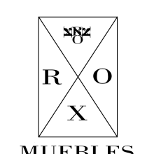 Logo RXO Muebles de decoración. Design e fabricação de móveis projeto de Luis Enrique De Orta Esparza - 29.06.2015