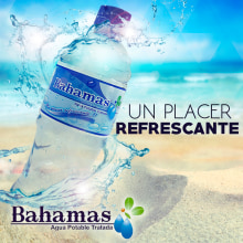Propuestas agua Bahamas. Advertising, and Graphic Design project by Camila Medina - 06.29.2015