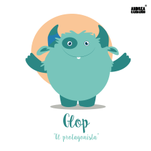  Glop® and company. Un proyecto de Diseño, Animación, Bellas Artes y Diseño gráfico de Andrea Candamio Menéndez - 01.07.2015