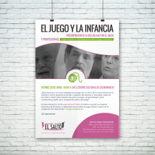 Cartel para Escuela Activa El Salto. Design, Publicidade, Direção de arte, e Design gráfico projeto de Alfredo Moya - 01.07.2015