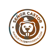 Señor Castor - maquetasdemadera.com. Un proyecto de Br, ing e Identidad, Diseño gráfico y Packaging de darcomunicacion - 09.04.2014