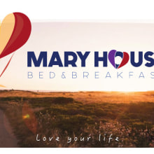 Mary House B&B logo. Br e ing e Identidade projeto de Cinzia D'Angelo - 05.07.2015