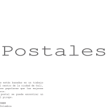 Postales. Un projet de Design graphique, Collage, B , et e dessinée de Juliana Farfán Cabal - 18.06.2009