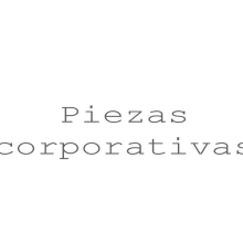 Piezas Corporativas . Projekt z dziedziny Br, ing i ident, fikacja wizualna, Projektowanie graficzne i Projektowanie informacji użytkownika Juliana Farfán Cabal - 05.02.2015