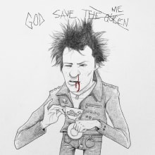 God Save (the Queen) Me. Un proyecto de Ilustración tradicional de Abel Fdez. - 05.07.2015