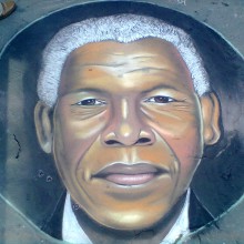 Nelson Mandela 2. Fine Arts project by Andrés López - 07.04.2015