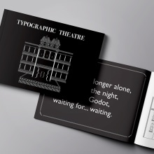 Typographic Theatre. Traditional illustration, Editorial Design, T, and pograph project by Andreea Dragomir - 07.06.2015