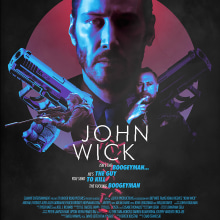 John Wick. Traditional illustration, and Film project by Laura Racero - 02.08.2015