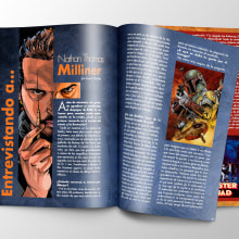 Maquetación y diseño de la Revista "RAGE". Design editorial projeto de Jose Ángel López Motos - 09.07.2014